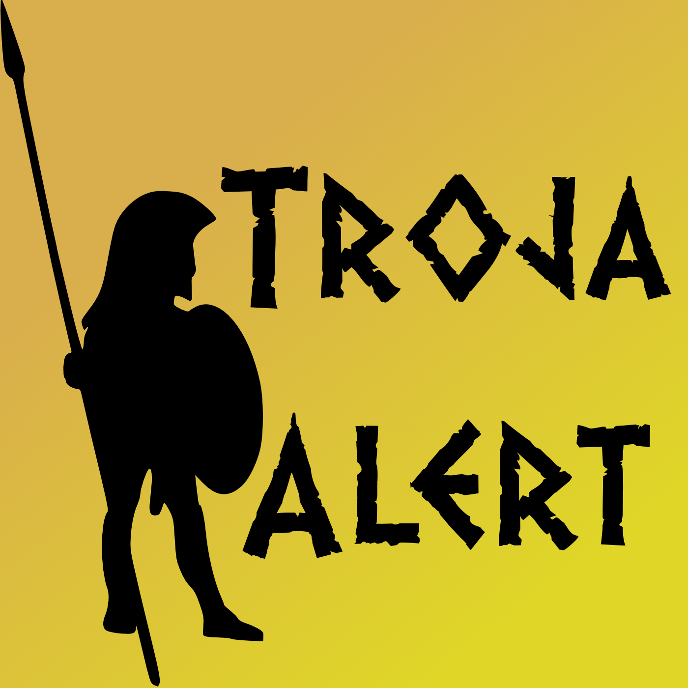 Logo des Podcasts "Troja Alert"